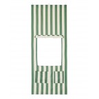Tekstila kiosks, Green Stripe, KIDS BASE