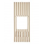 Tekstila kiosks, Beige Stripe, KIDS BASE