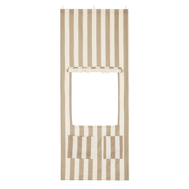 Tekstila kiosks, Beige Stripe, KIDS BASE