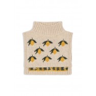 Adīta apkakle, BELOU, lemon 