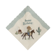 Salvetes, Happy birthday, Cowboy, MAILEG