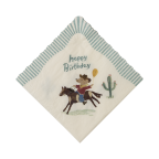 Salvetes, Happy birthday, Cowboy, MAILEG