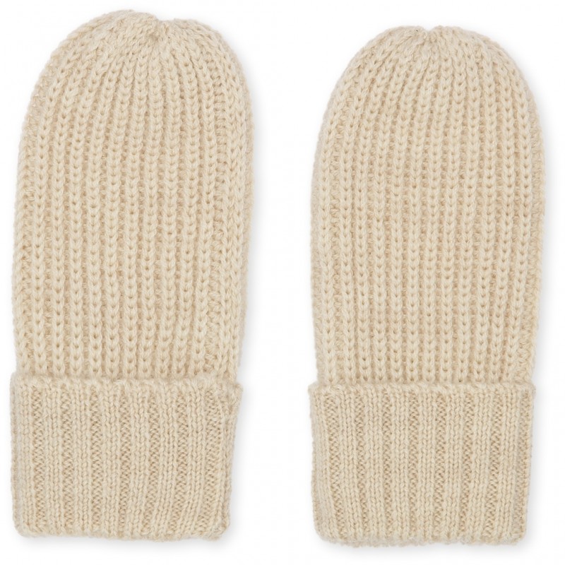 Merino vilnas zīdaiņu cimdi, Vitum, ALMOND MILK