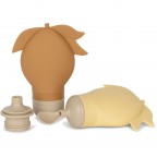 Silikona smūtiju pudeles, LIMONADE, CARAMEL