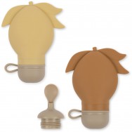 Silikona smūtiju pudeles, LIMONADE, CARAMEL