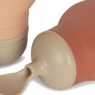 Silikona smūtiju pudeles, SHELL, BLUSH