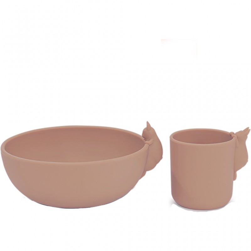 Bļodas un krūzes komplekts, Bunny, BLUSH