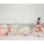 Gumijas pūslis, Mazajām pelēm, Red Stripe, MAILEG